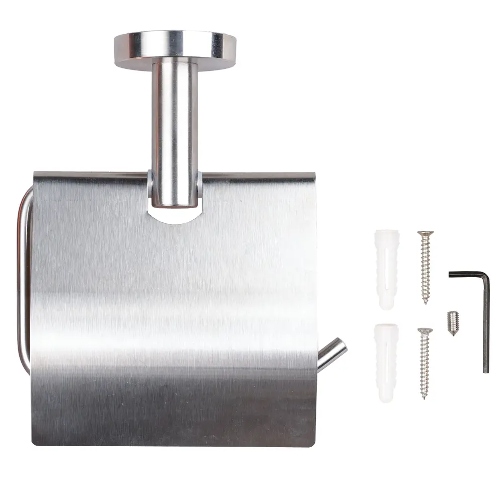 Держатель Martes для туалетной бумаги с крышкой в хромированном исполнении 89435439 Santreyd STLM-1581588 - Вид №4