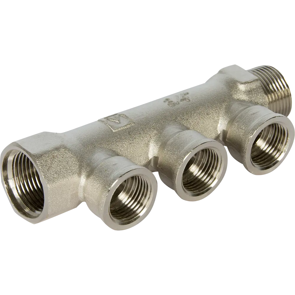 Коллектор с внутренней резьбой Valtec на 3 выхода 3/4"x1/2" VTc.550.N.0503 STLM-2139421