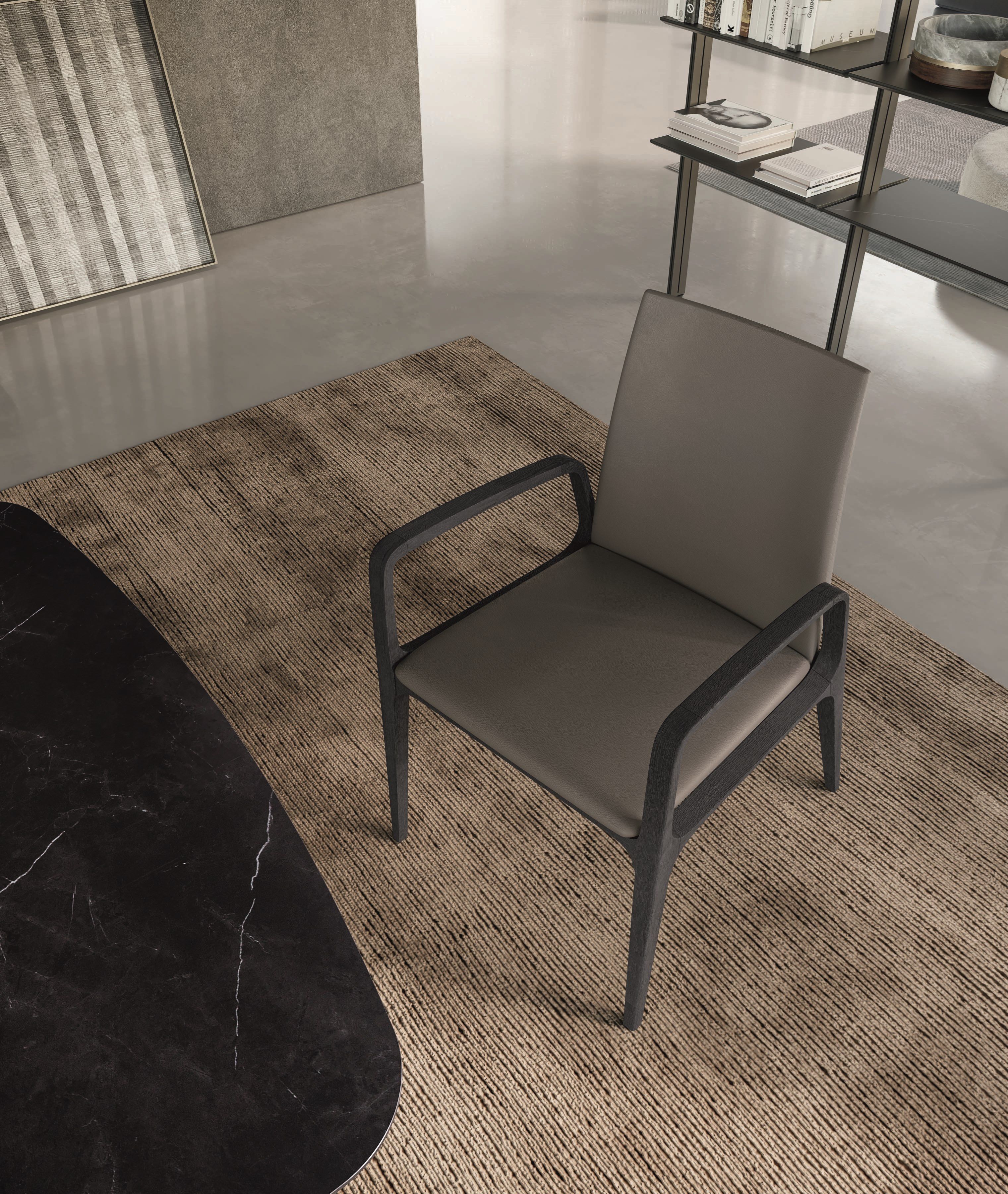 Кожаный стул с подлокотниками Dall'Agnese WENDY ARCH-00046453 - Вид №2