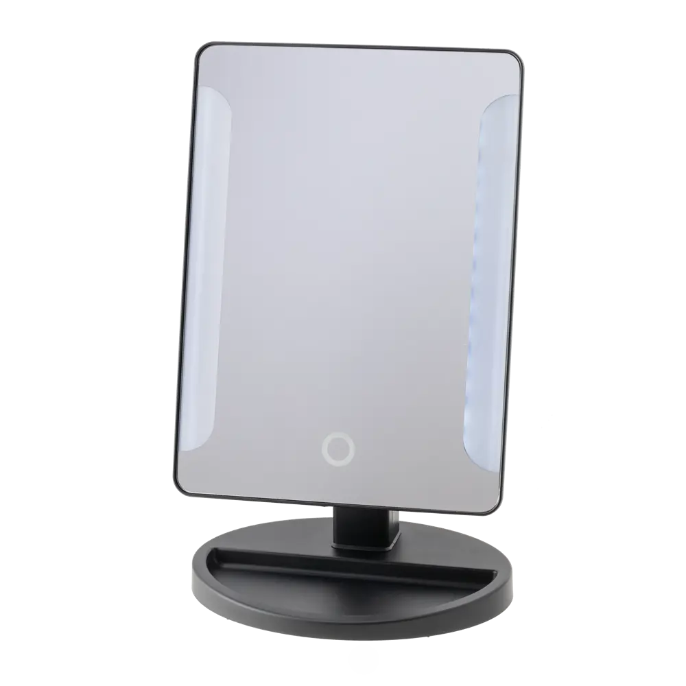 Зеркало настольное Swensa BSA-MR 22x16 см с подсветкой цвет чёрный STLM-2131508