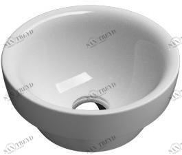 905011 Подвесная раковина настенная овальная GSI ceramica Sand белая