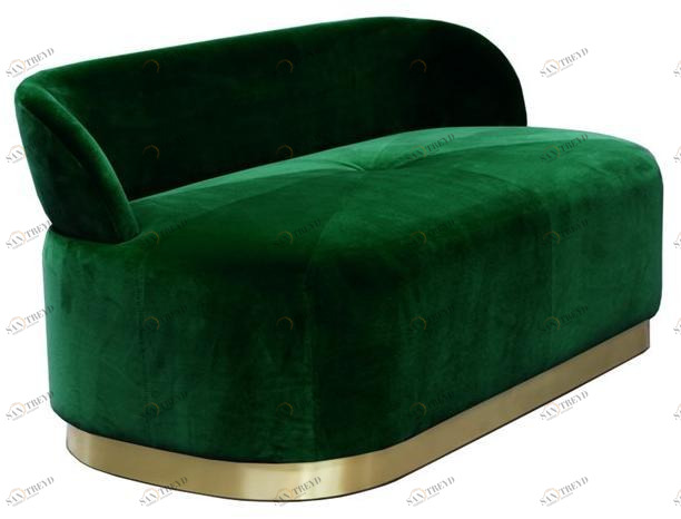 Moanne Мягкая бархатная скамья со спинкой Majestic sun-id-1412474