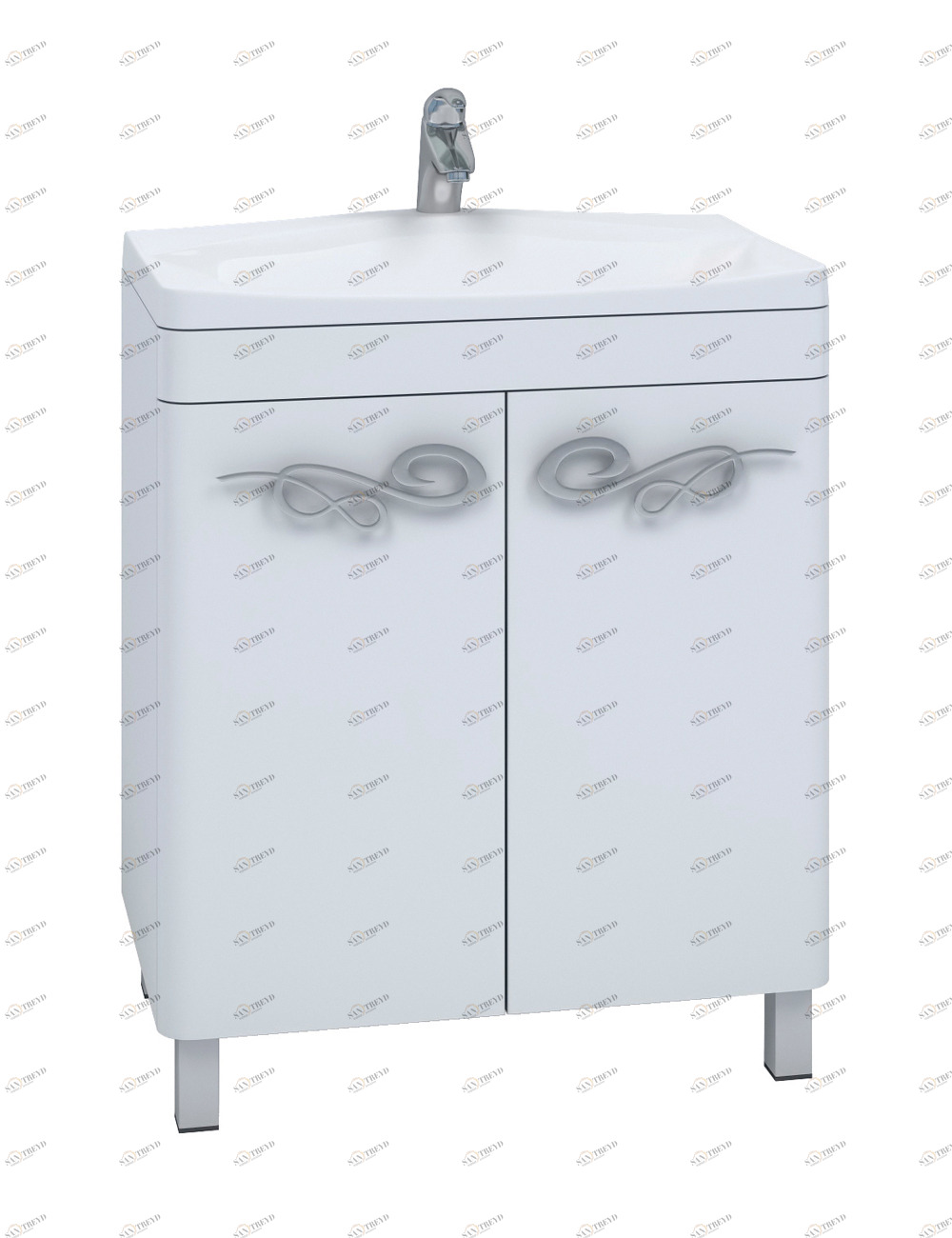 Тумба Olivia 700 (Olivia)700⨉430⨉830 мм белый Santreyd sun-id-665150