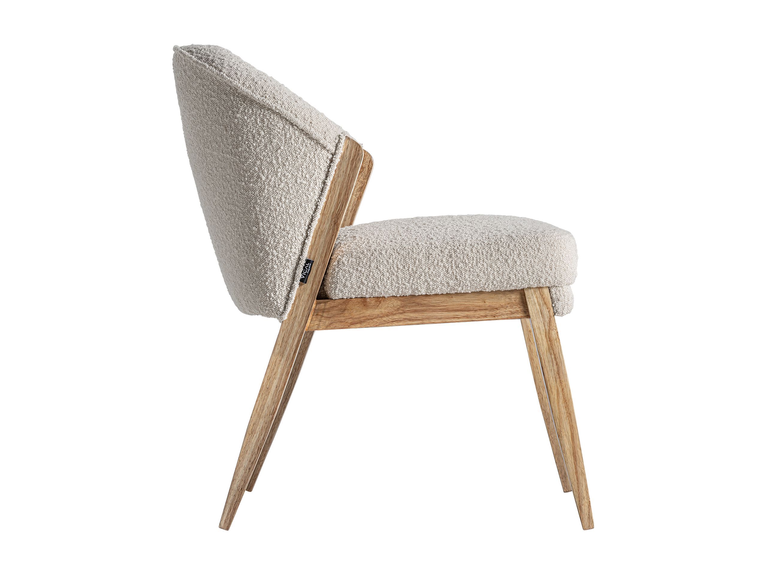 Мягкий стул из сосны Vical Home Prati Bouclé ARCH-00020724 - Вид №2