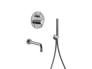 Встраиваемый смеситель для ванны с ручным душем