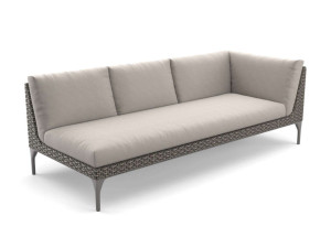 3-местный тканевый садовый диван