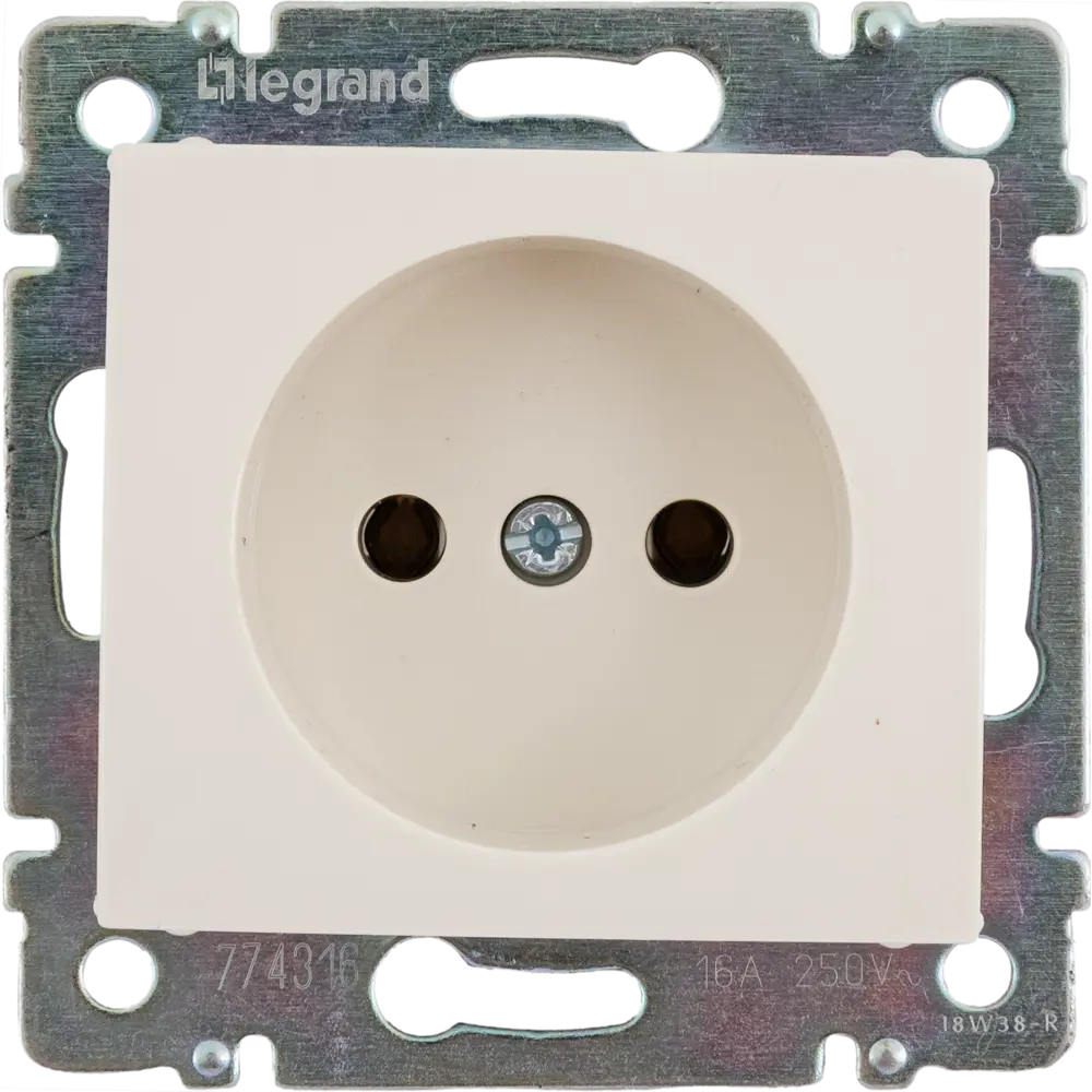 Розетка без заземления Legrand Valena IP51, цвет слоновая кость STLM-2143357