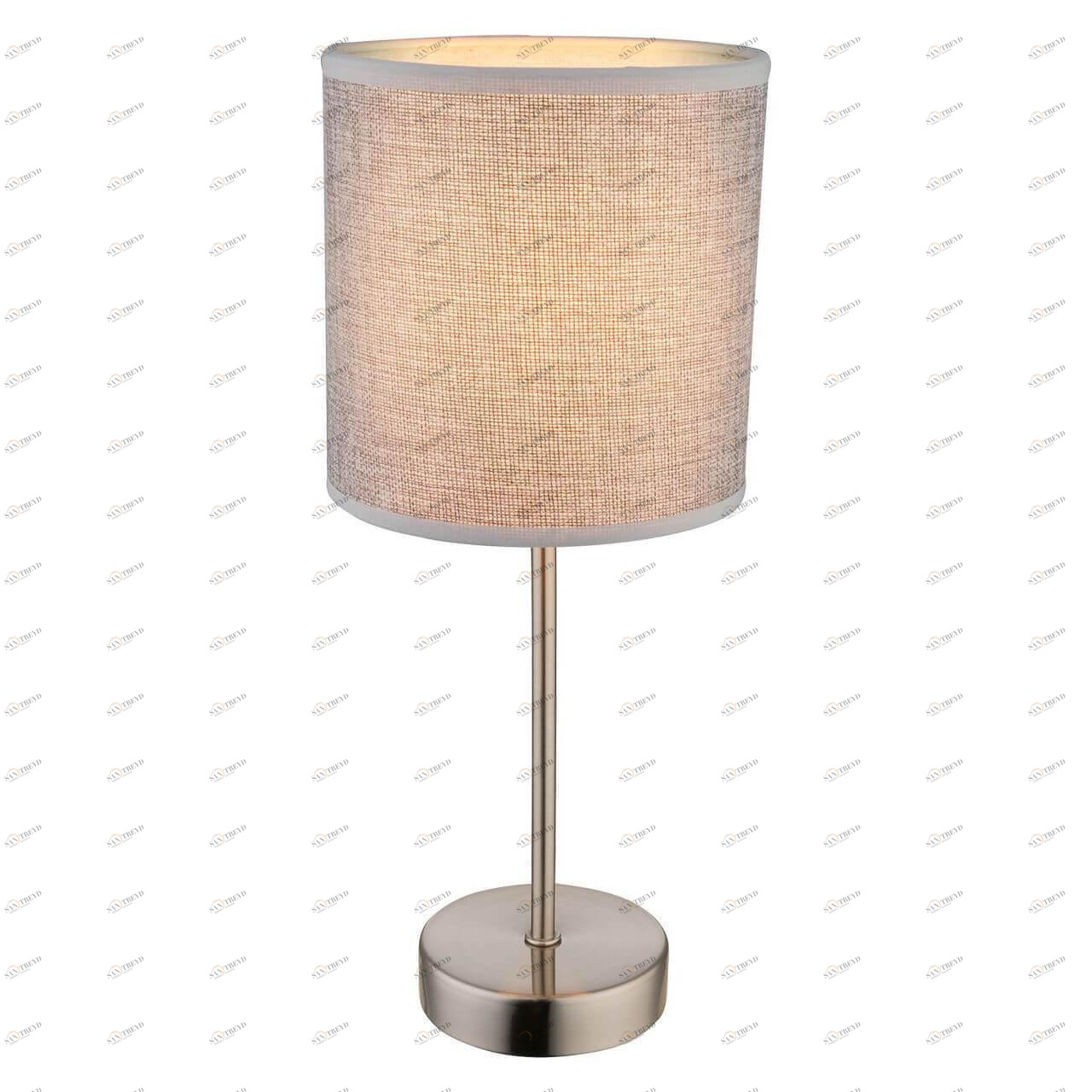 Лампа настольная серая 35 см Globo Paco 15185T GLOBO PACO 00-3906879 Серый Ceramica Globo 