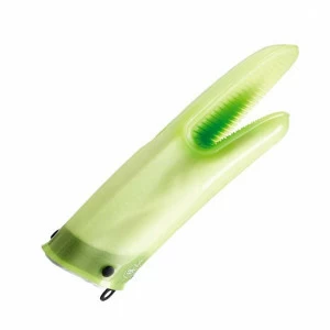 Перчатка силиконовая с текстильной вставкой зеленая Orka MASTRAD ДИЗАЙНЕРСКИЕ 00-3951862 Зеленый