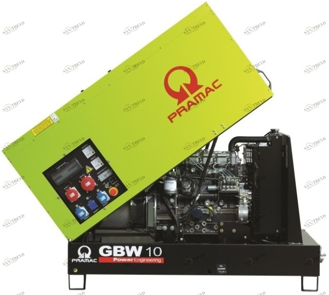 Дизельный генератор Pramac GBW10P (380 V) в кожухе с АВР sun-id-1034854