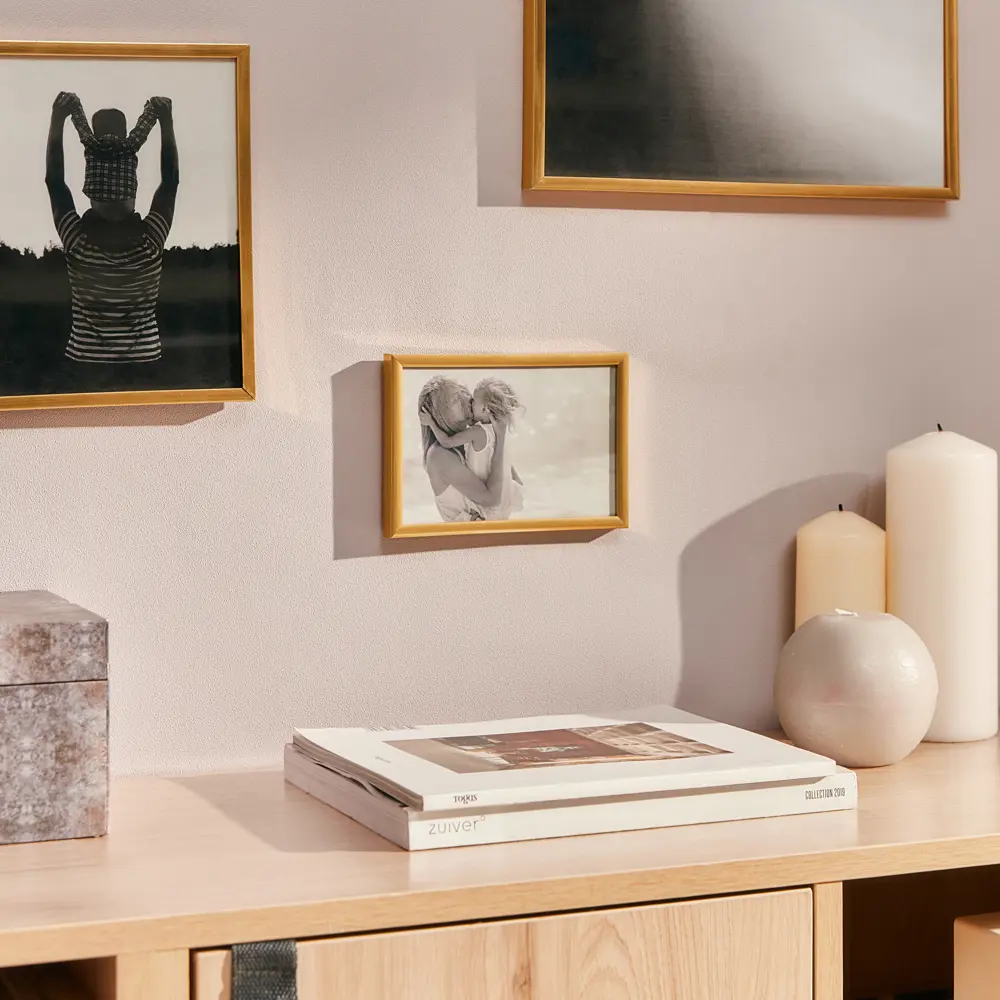 Рамка KREAFORTA Lila 10x15 см пластик цвет золото STLM-2141987 - Вид №7