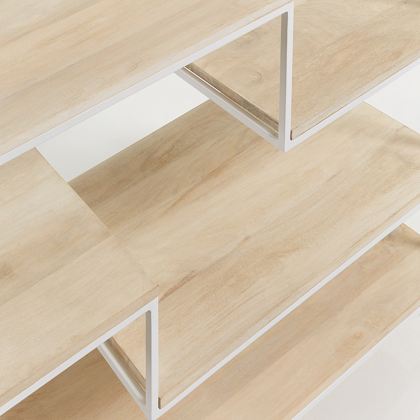 054386 Книжный стеллаж Pyke 100x180 белый La Forma Push 