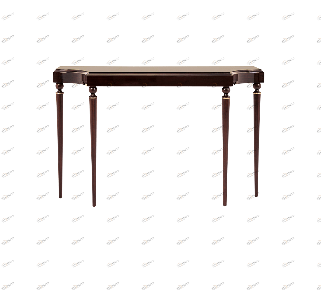 Gentry Home Melrose vanity table in solid Mahogany wood  Гавана - тиффани серебро GH103259 