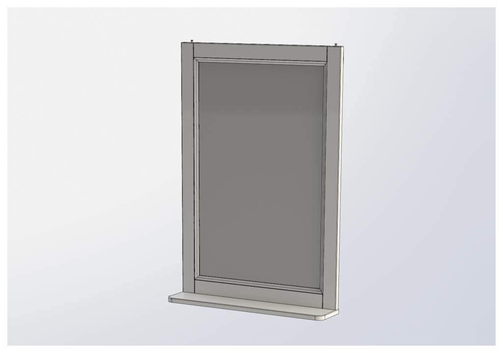 Зеркало Aquanet Бостон 60 ясень 00206545 - Вид №5