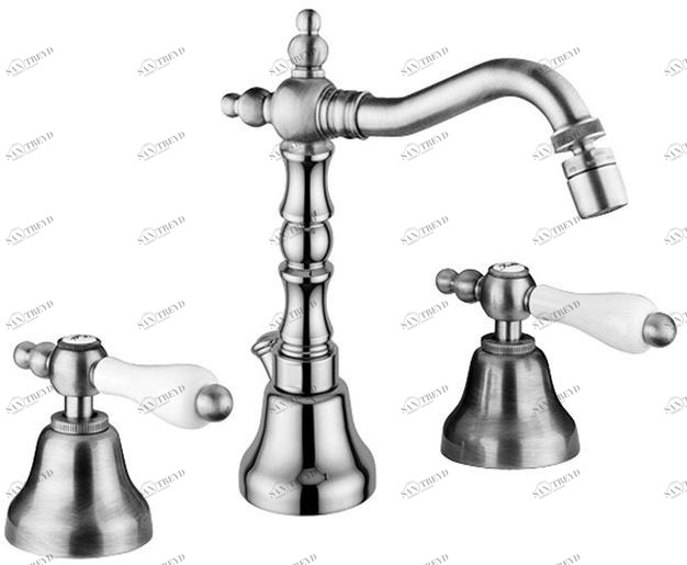 Rubinetteria Giulini Смеситель для биде с 3 отверстиями Praga - praga crystal F7545a