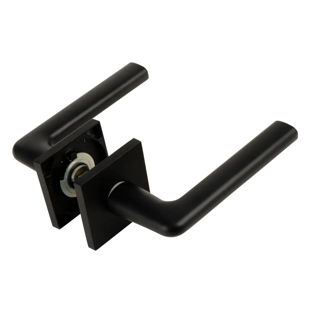 Дверные ручки EDSON EDS-123H-Q2 в элегантном черном исполнении 85170398 STLM-0059394