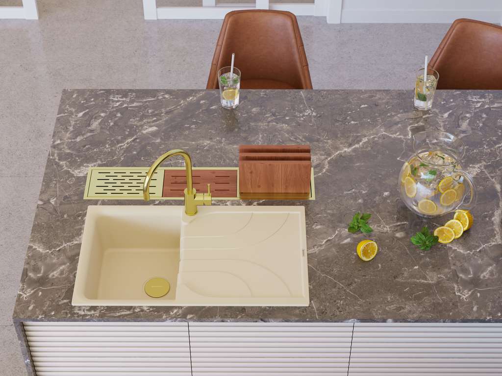 Кухонная мойка Yasugata 86 BL OMOIKIRI 4993868 - Вид №2