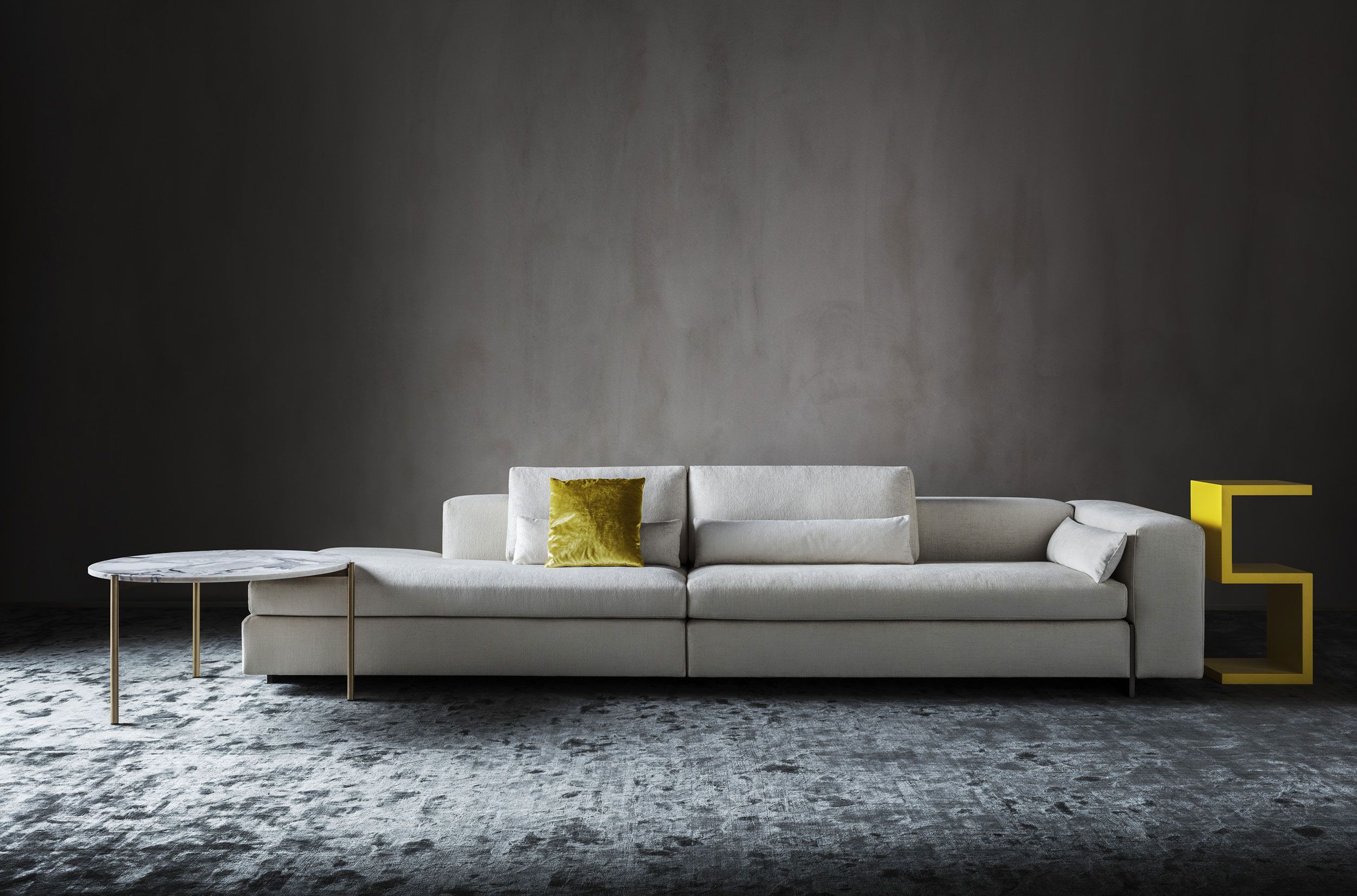 Круглый мраморный журнальный столик OAK Metronome ARCH-00102107 - Вид №6