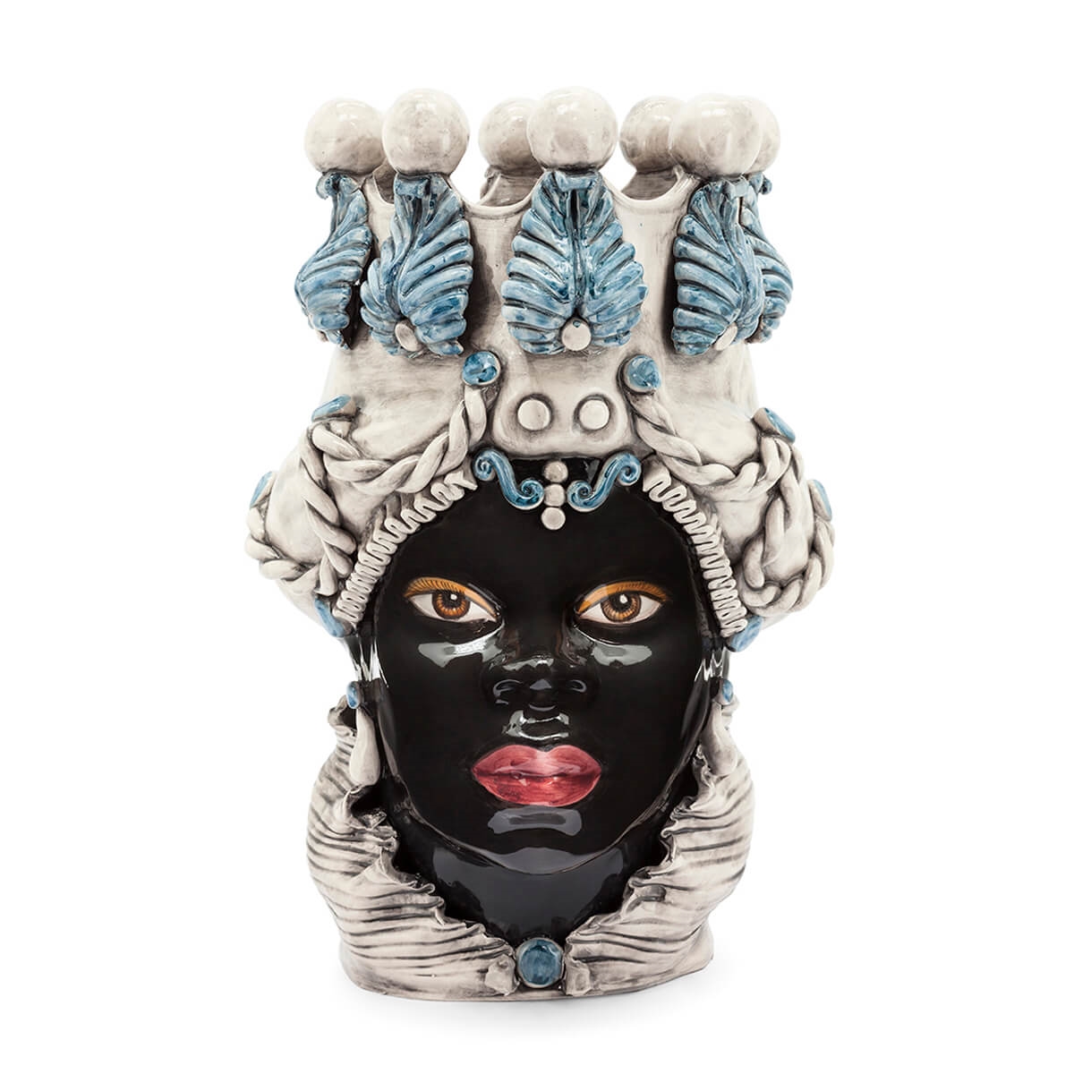 200654-LU ABHIKA ВАЗА MORO LADY BIG GOLD FINISH  - Вид №4