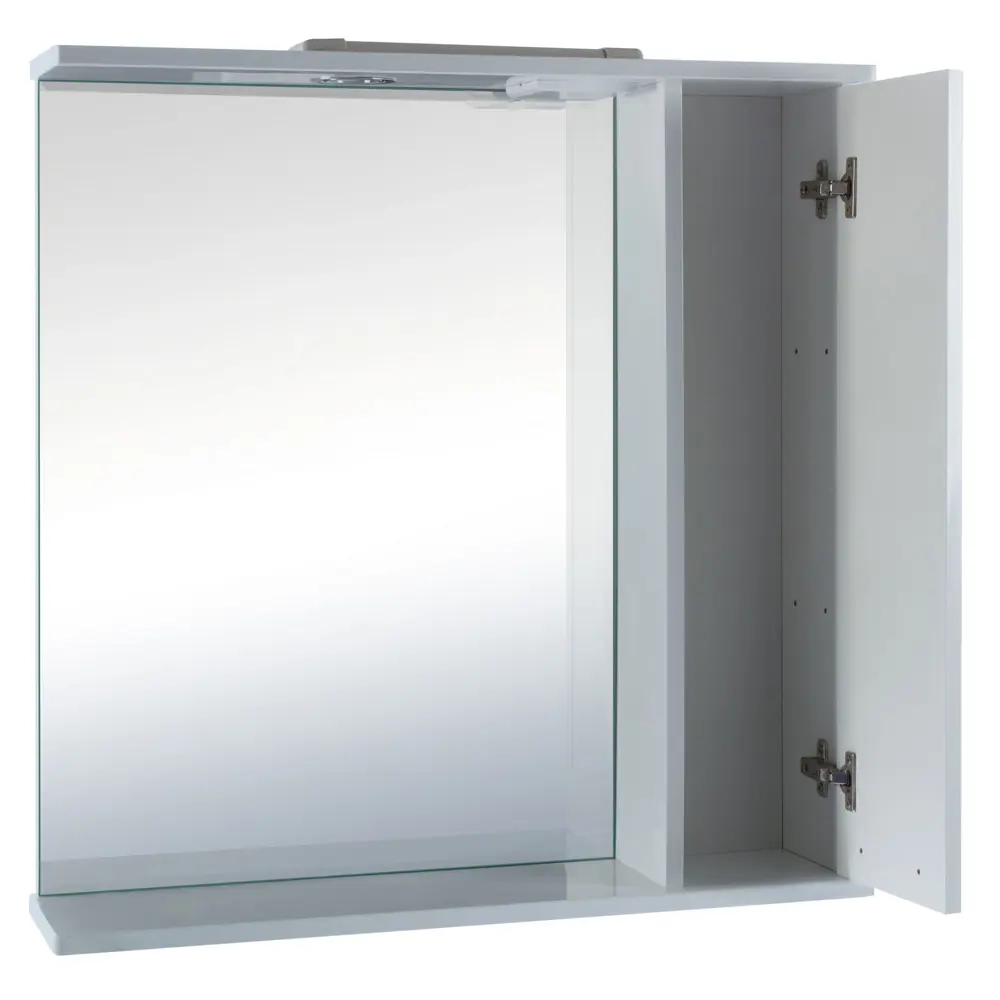 Шкаф зеркальный «Классик» 70 см цвет белый Santreyd STLM-2114386 - Вид №1