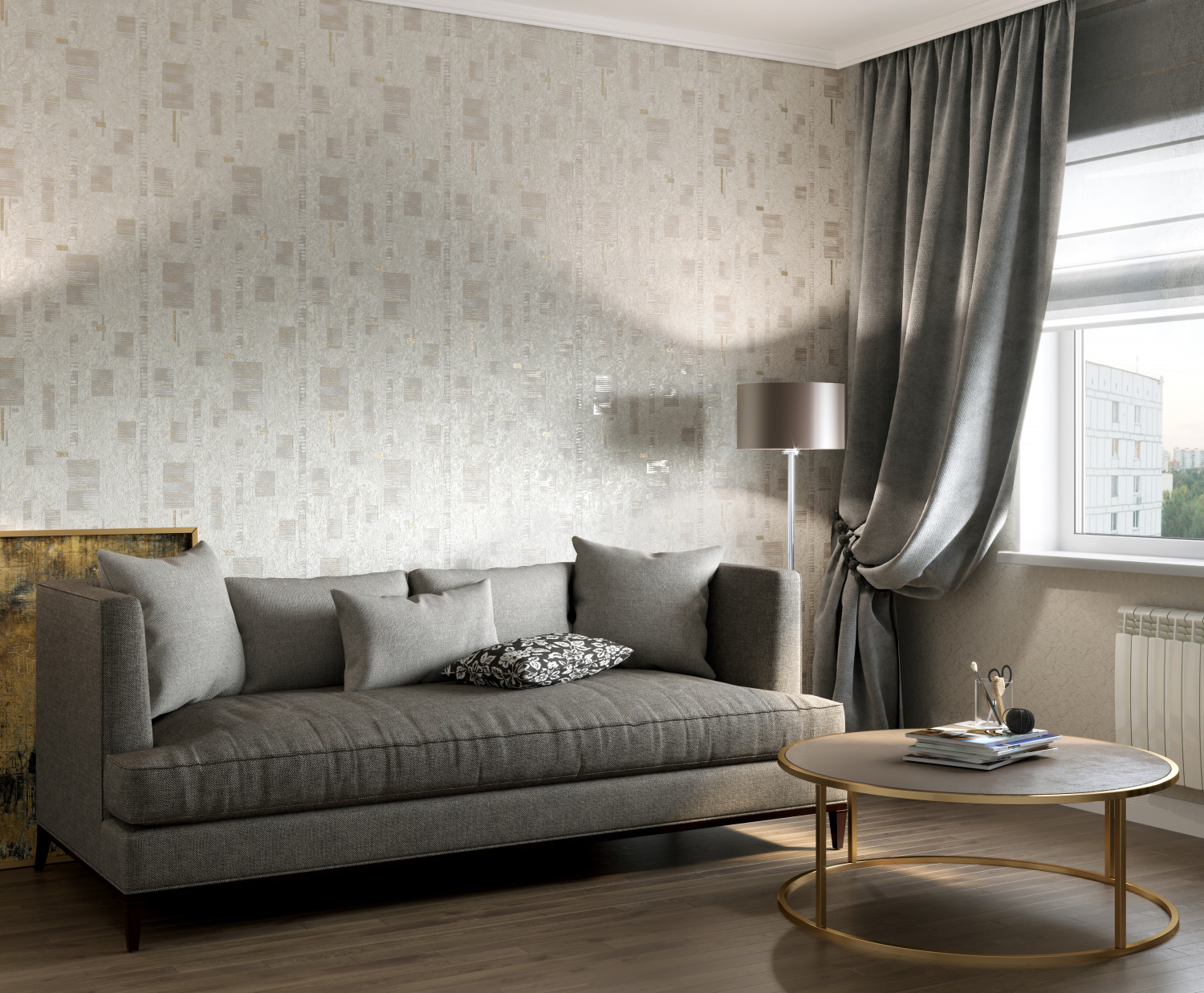Рулон обоев основа Флизелиновая HC31067-22 Home Color Мин. заказ 6 рулонов HC3106722 - Вид №6