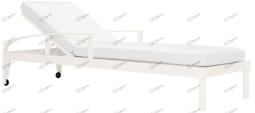 JANUS et Cie Алюминиевый садовый кушетка с подлокотниками Quadratl sun-id-1498615