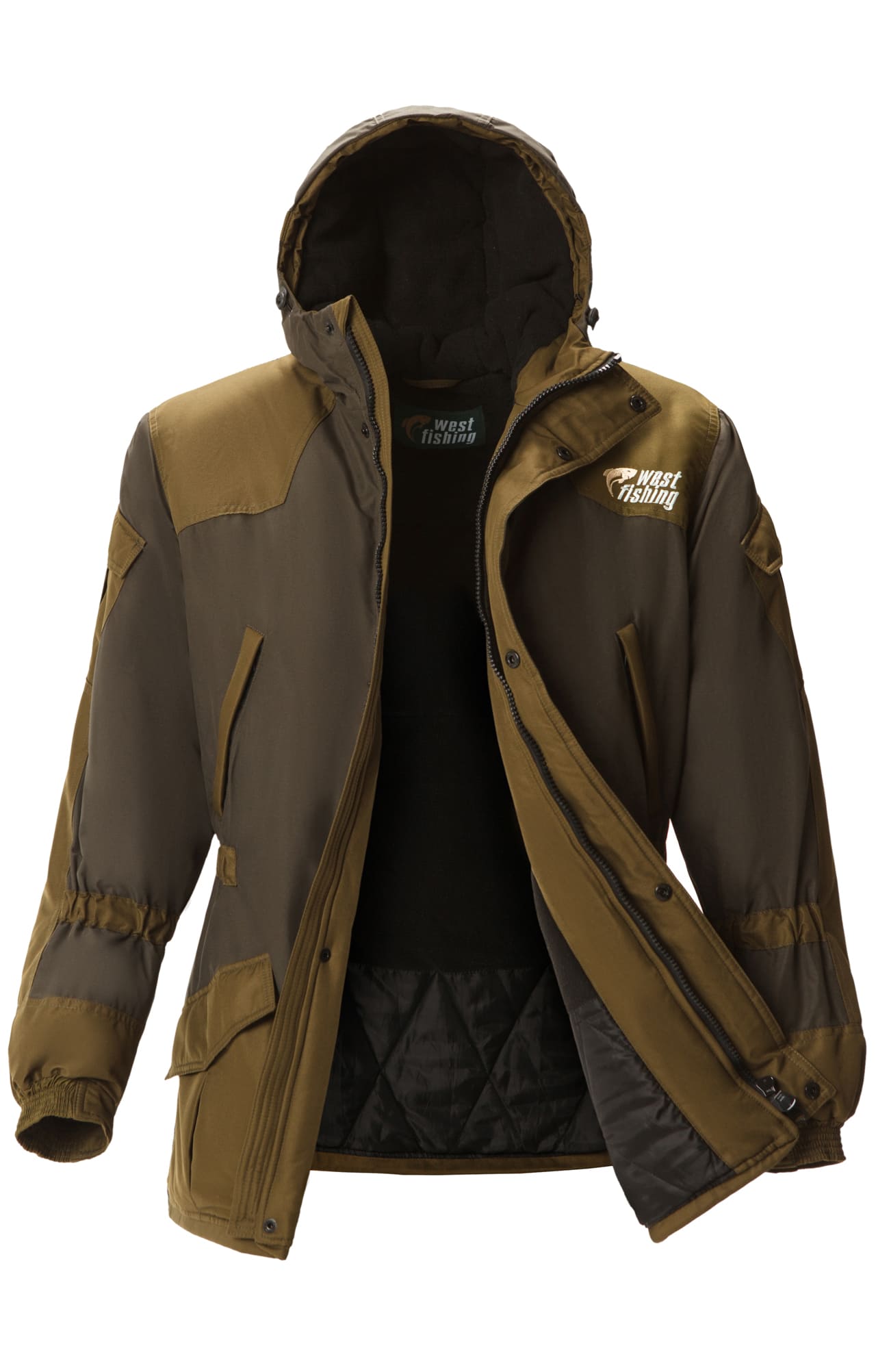 63939 Костюм  зимний хаки West Fishing  Зимняя спецодежда Santreyd  - Вид №4