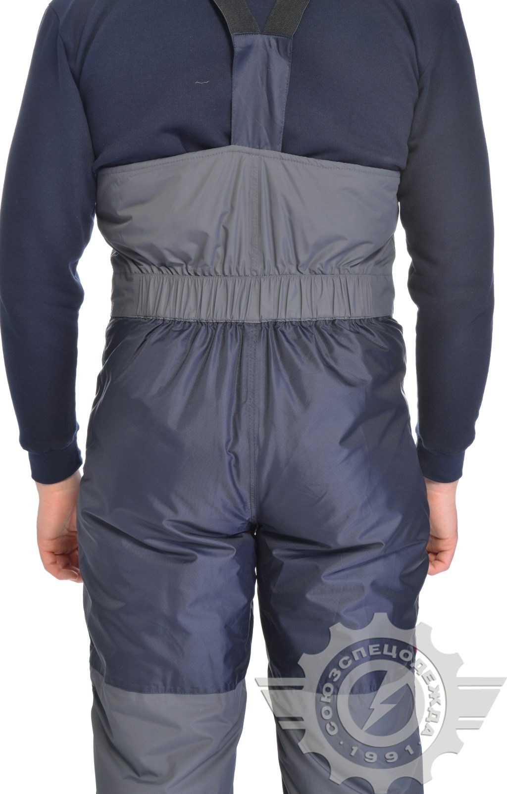 60883 Полукомбинезон "Байкал" зимний с СВП  Зимняя спецодежда  размер 52-54/170-176  - Вид №6