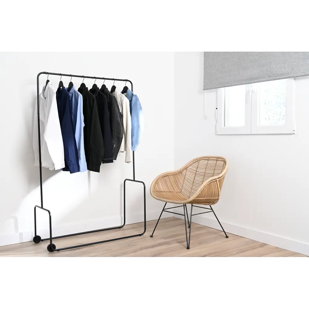 Вешалка напольная Spaceo 100x160x40 см металл цвет графит STLM-2059630 - Вид №5