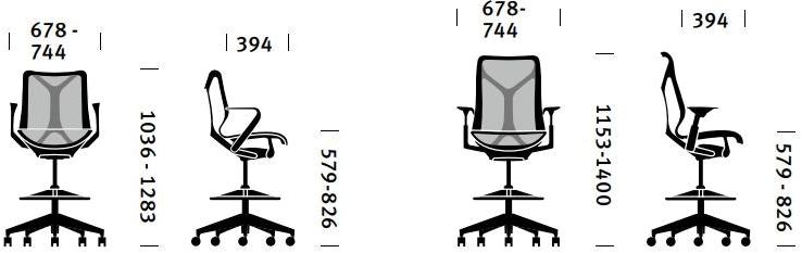 Herman Miller Эргономичный офисный стул на колесиках Cosm sun-id-1441827 - Вид №8