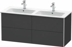 XS417504949 Тумбочка подвесная XSquare #XS4175 1280 x 478 мм Графит матовый, декор