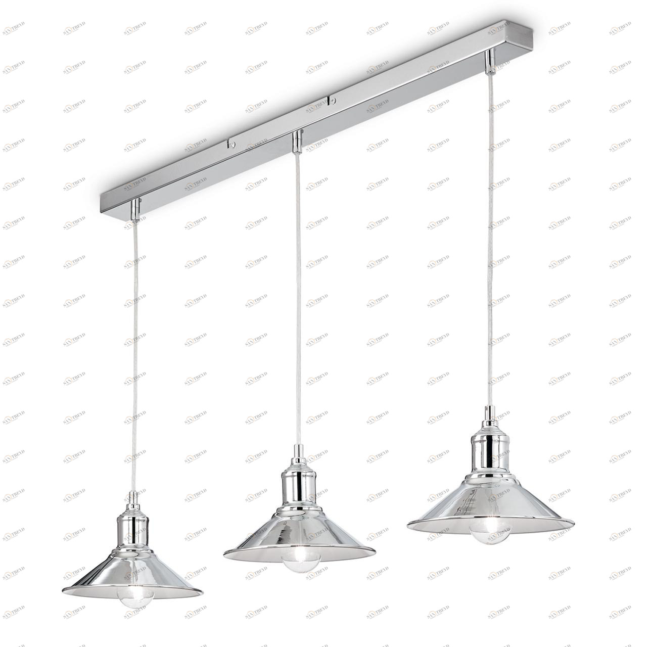 Подвесной светильник Ideal Lux Seaman SB IDEAL LUX ДИЗАЙНЕРСКИЕ 083858 Прозрачный;серебро 