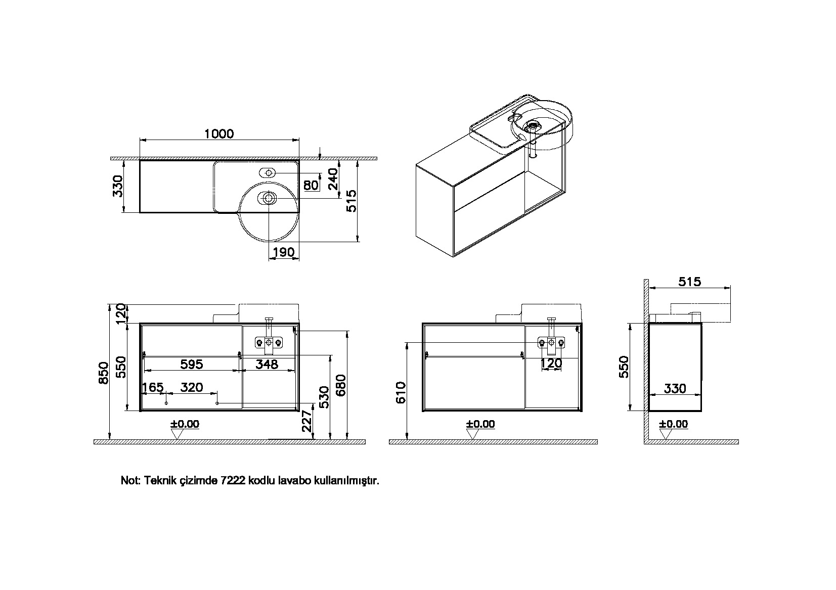 62444 Раковина Vitraglobal Voyage - Вид №1
