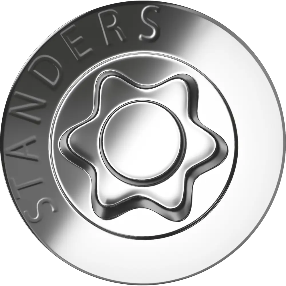 Саморезы для деревянного домостроения STANDERS T-TAP оцинкованные 6x80, 4 штук STLM-2022301 - Вид №1