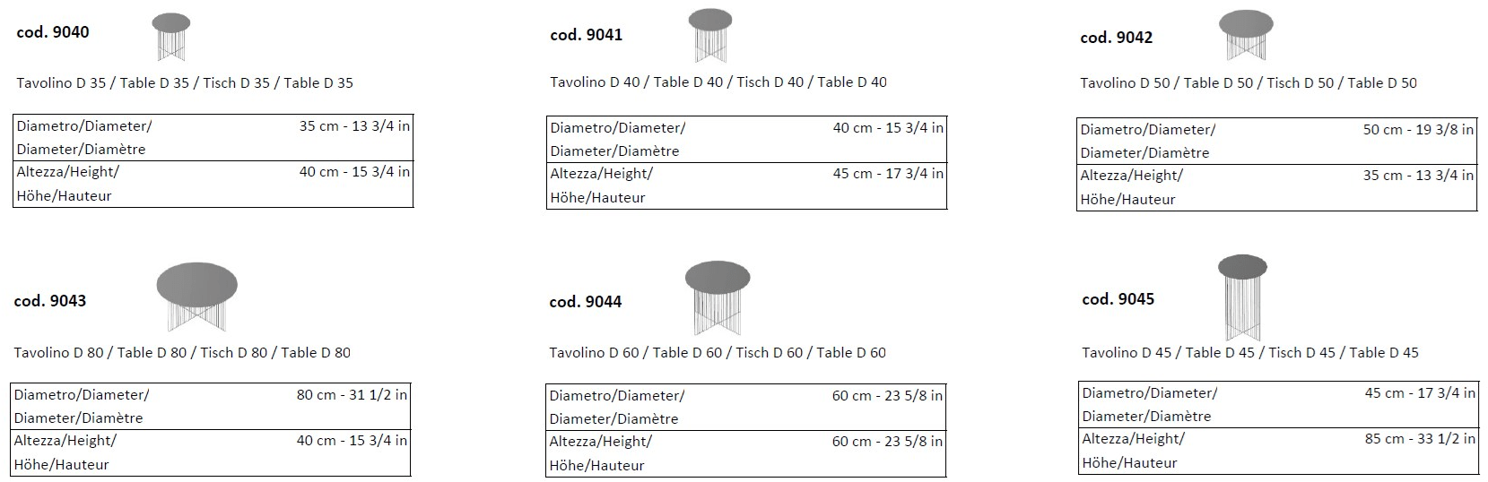La Cividina Круглый журнальный столик из стали Accursio sun-id-1398903 - Вид №2