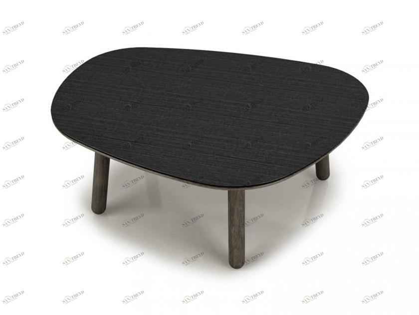 Huppé Журнальный столик из березы со стальной столешницей Inverse 5570s - 5573s HUPPE