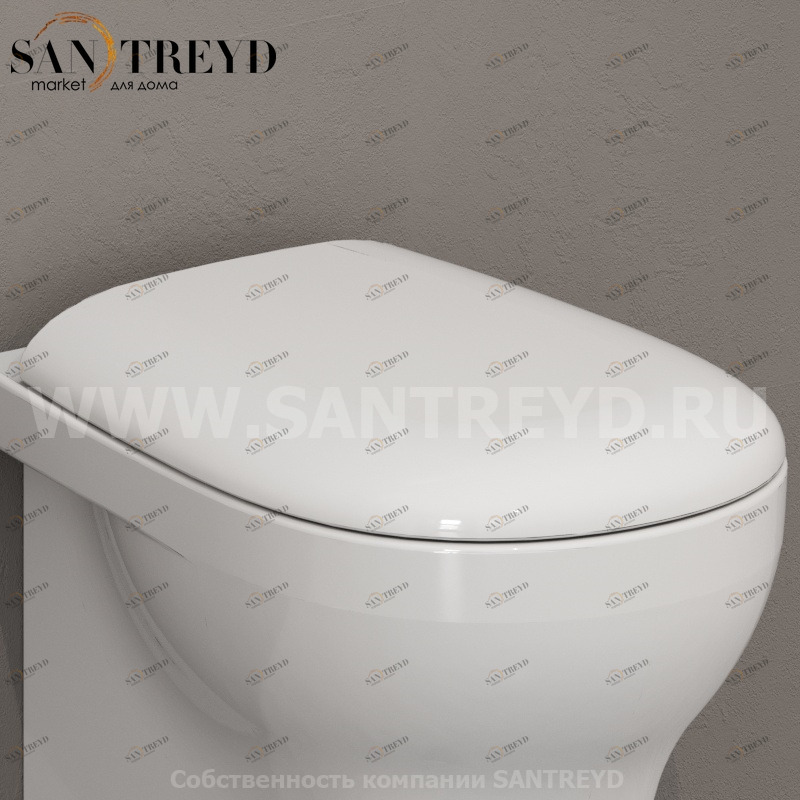 GR022BI Крышка сиденье для унитаза Ceramica Globo GRACE