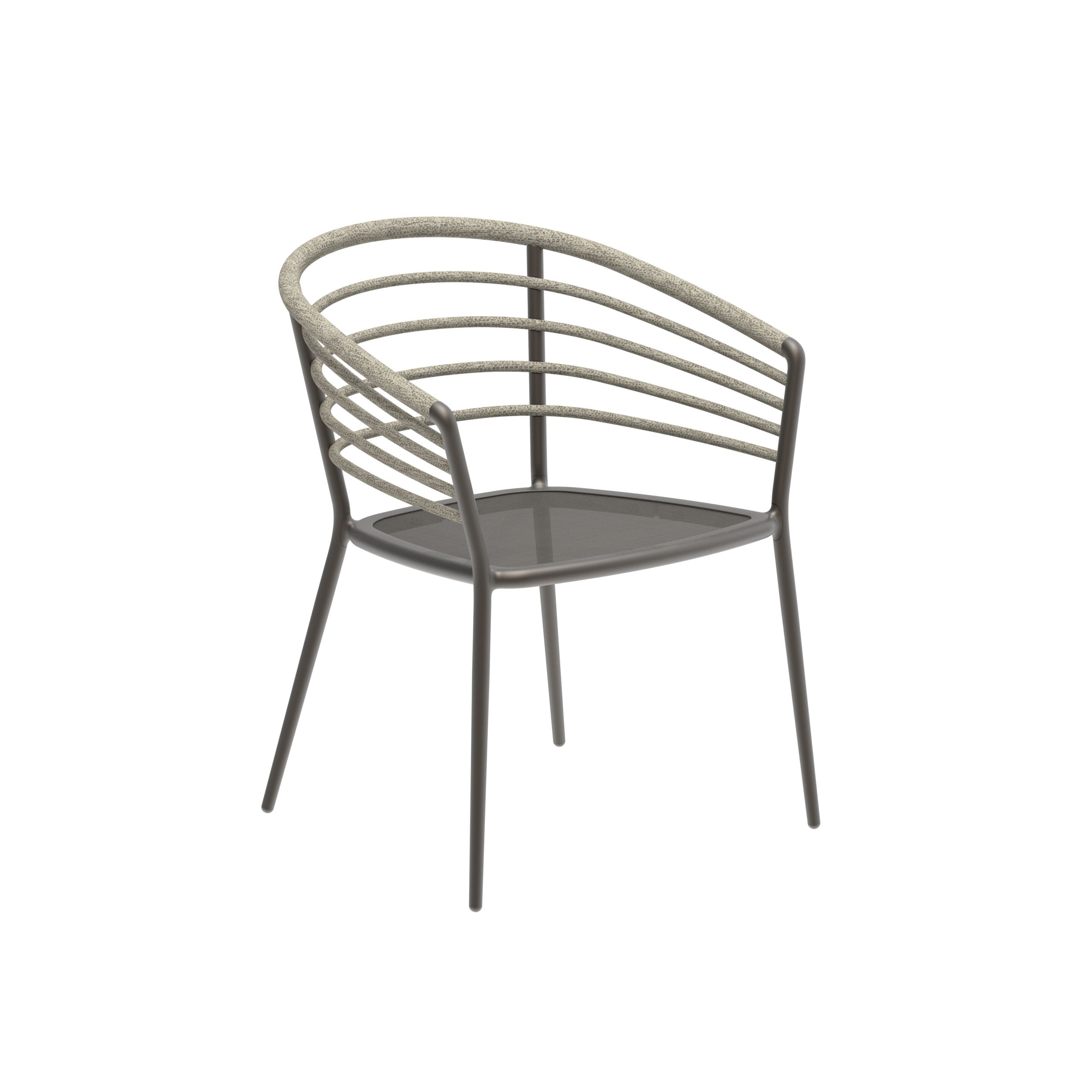 Алюминиевый садовый стул с подлокотниками Royal Botania Archy ARCH-00101924 - Вид №2