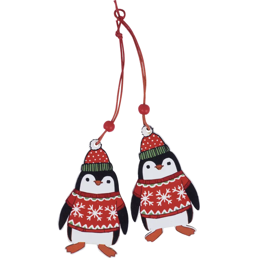 Набор ёлочных игрушек Весёлого Рождества, 15.5 см, 2 шт. 81974574 STLM-2176265 Santreyd 