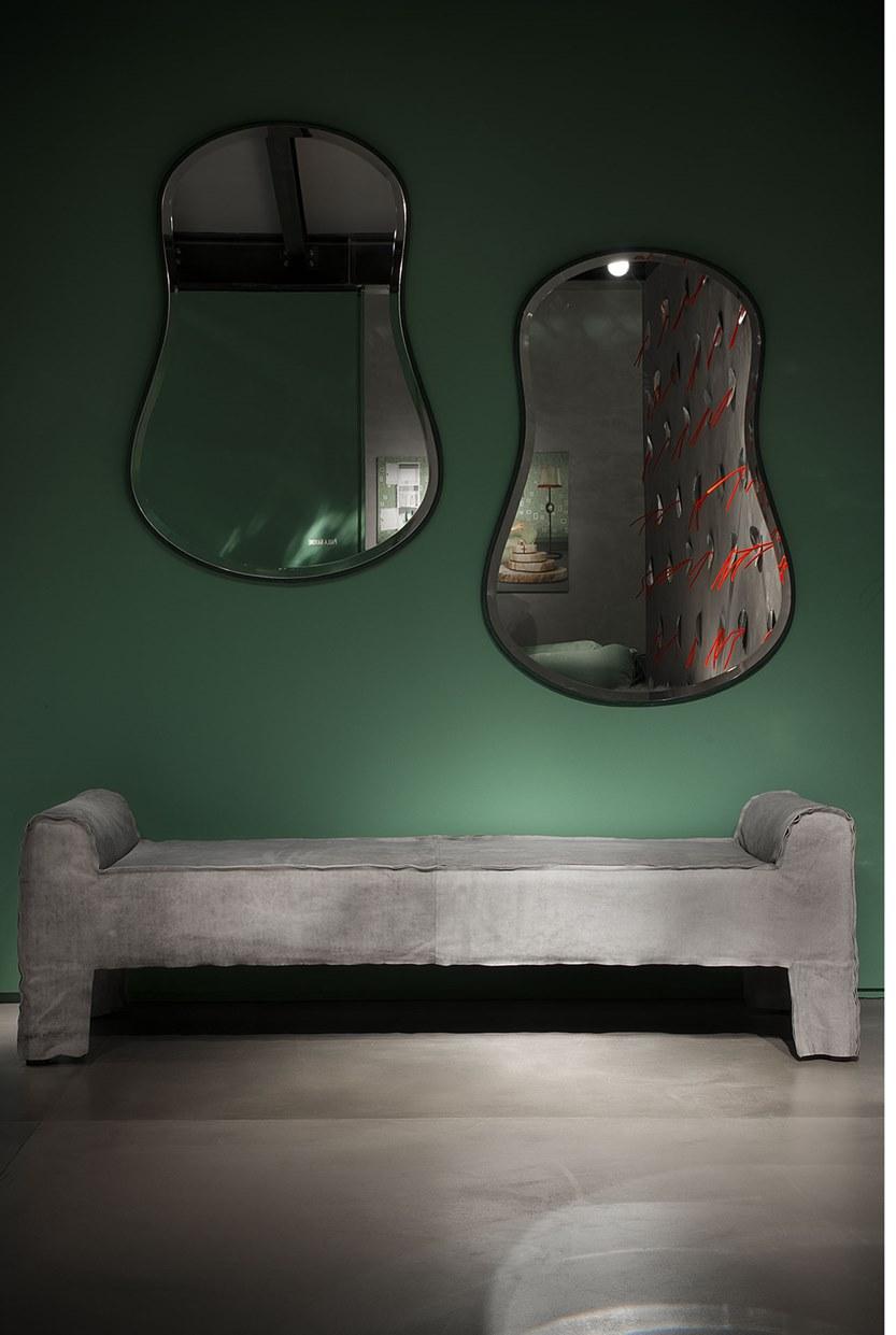 BAXTER Кожаная кровать с мягким изголовьем Summer sun-id-1430934 - Вид №6