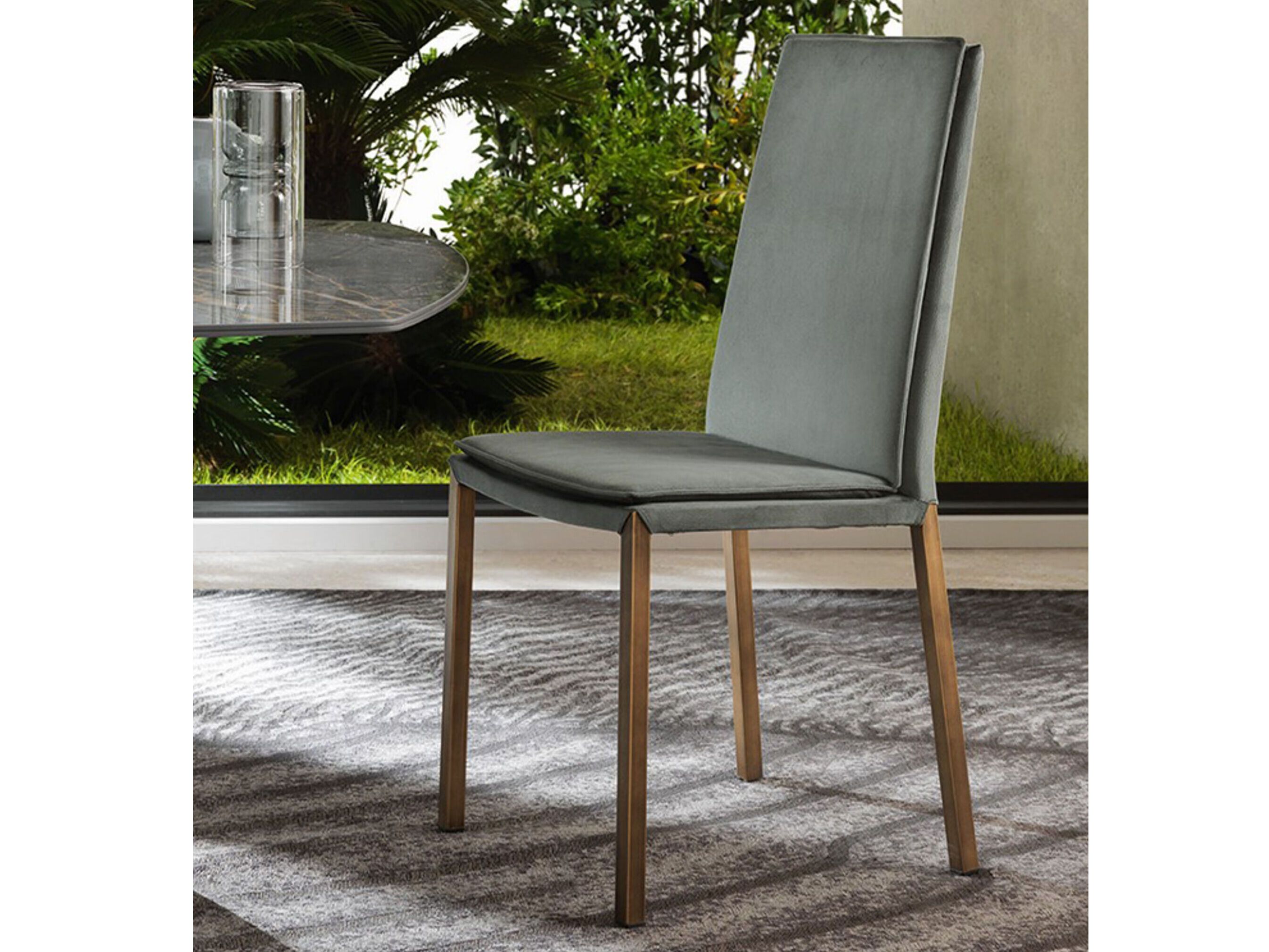 Стул со встроенной подушкой и гибкой спинкой RIFLESSI SVEVA FLEX ARCH-00069488