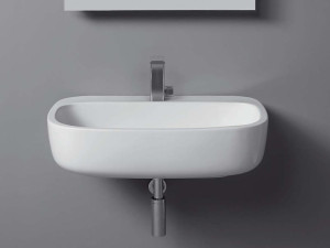 Керамический одиночный подвесной умывальник