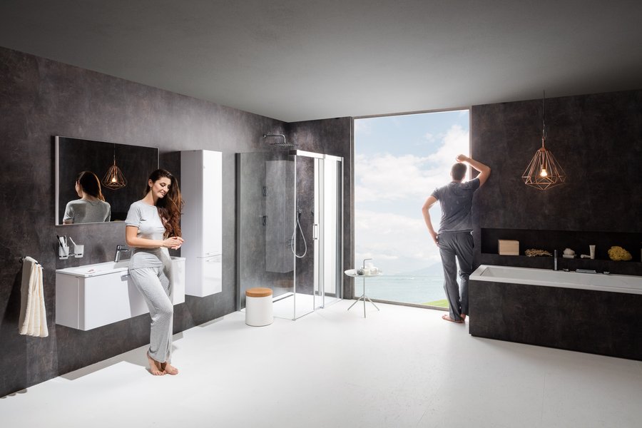 MSDPS-110/80 L белая+транспарент Ravak 0WLD4100Z1 - Вид №5