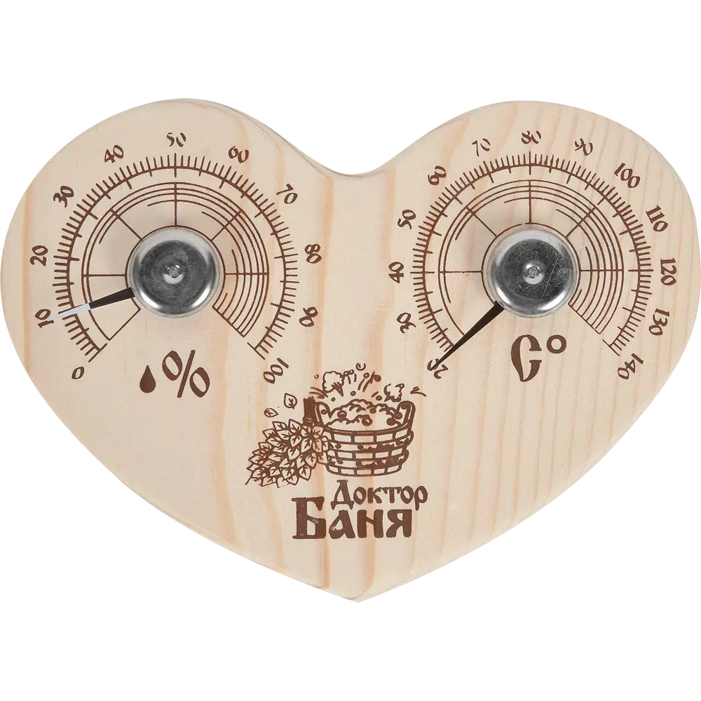 Термо-Гигрометр для сауны сердечко SN102 Santreyd STLM-2060959