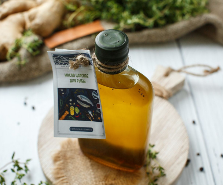 6568 Масло с приправами "Царское для рыбы" Вкусляндия  - Вид №1