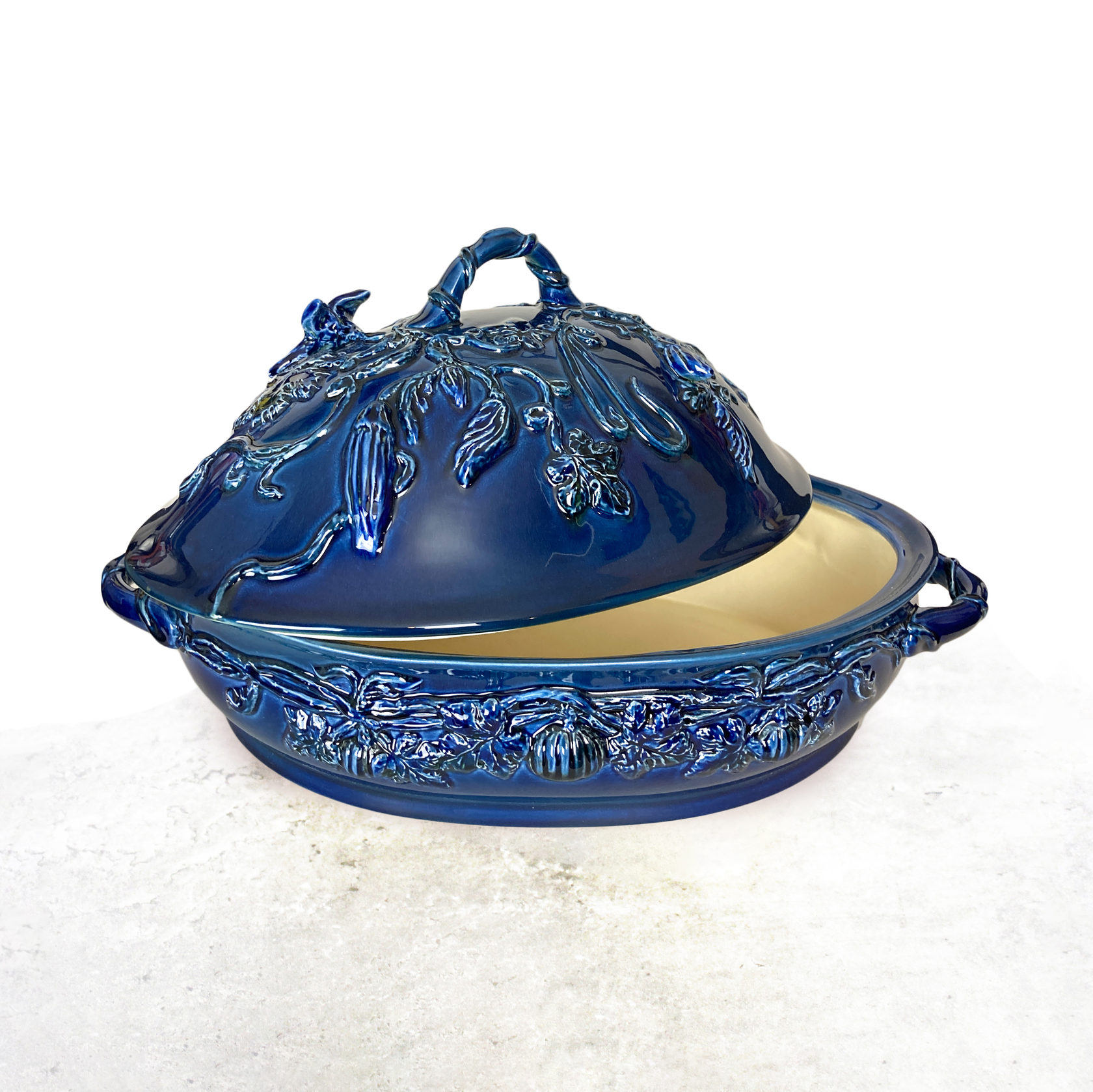 Блюдо для рагу Белый/голубой PROVANSFAIENCE sun-id-994507 - Вид №8