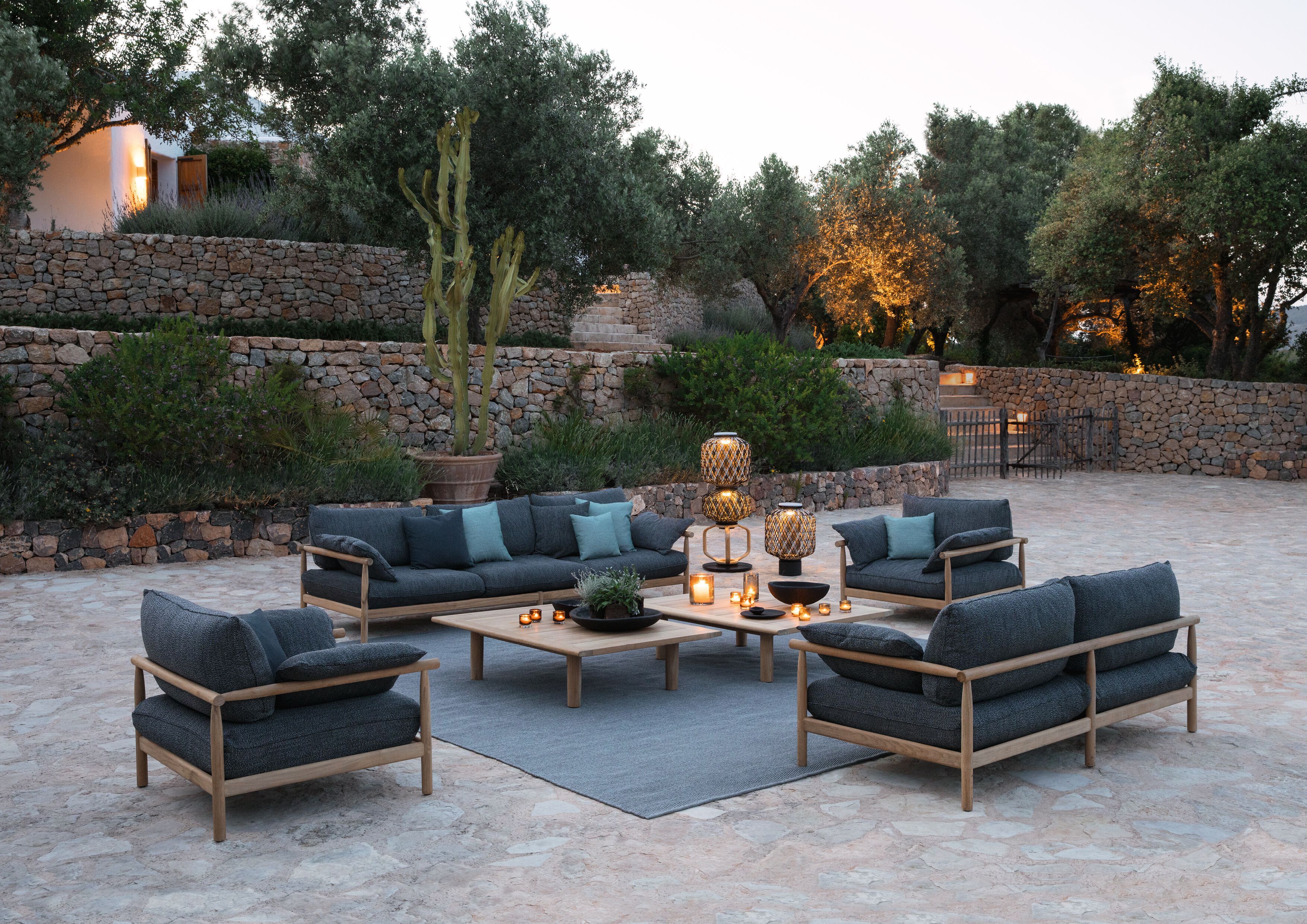 Низкий квадратный стол из тикового дерева DEDON TIBBO ARCH-00090678 - Вид №4