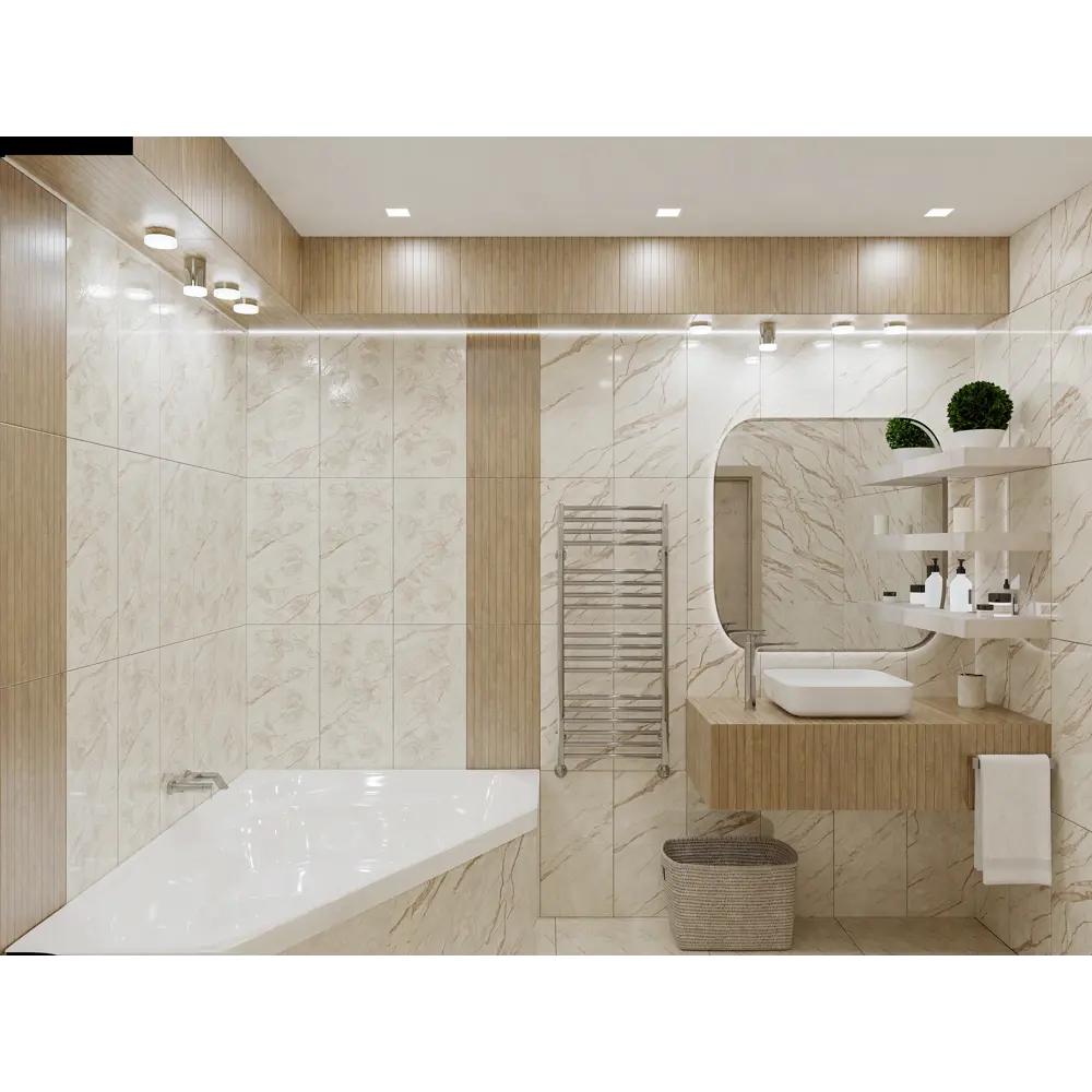 Плитка настенная Azori Forest 31.5x63 см 1.59 м² матовая цвет коричневое дерево STLM-2003781 - Вид №8