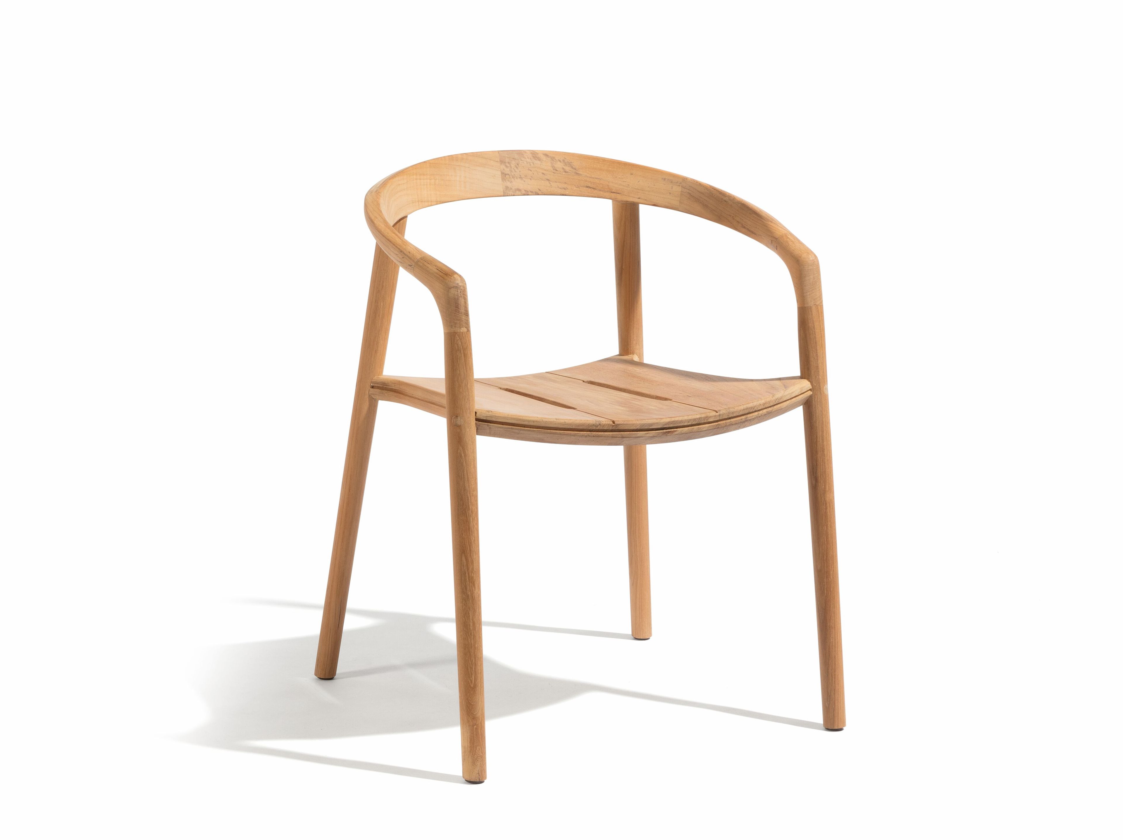Штабелируемый стул из тикового дерева MANUTTI ARCH-00041379