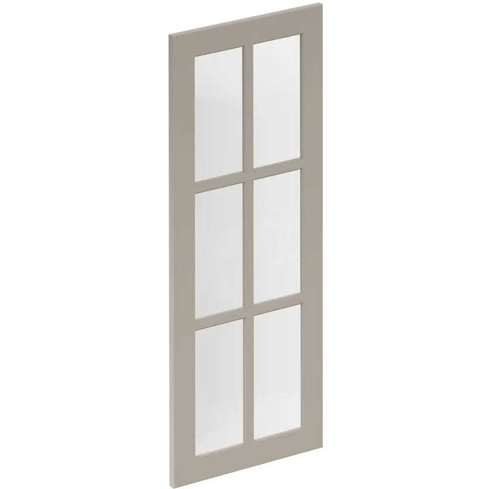 Фасад-витрина кухонного шкафа Ньюпорт 39.7x102.1 см KONSENSA ЛДСП цвет бежевый Ньюпорт Топо STLM-2157229 - Вид №1